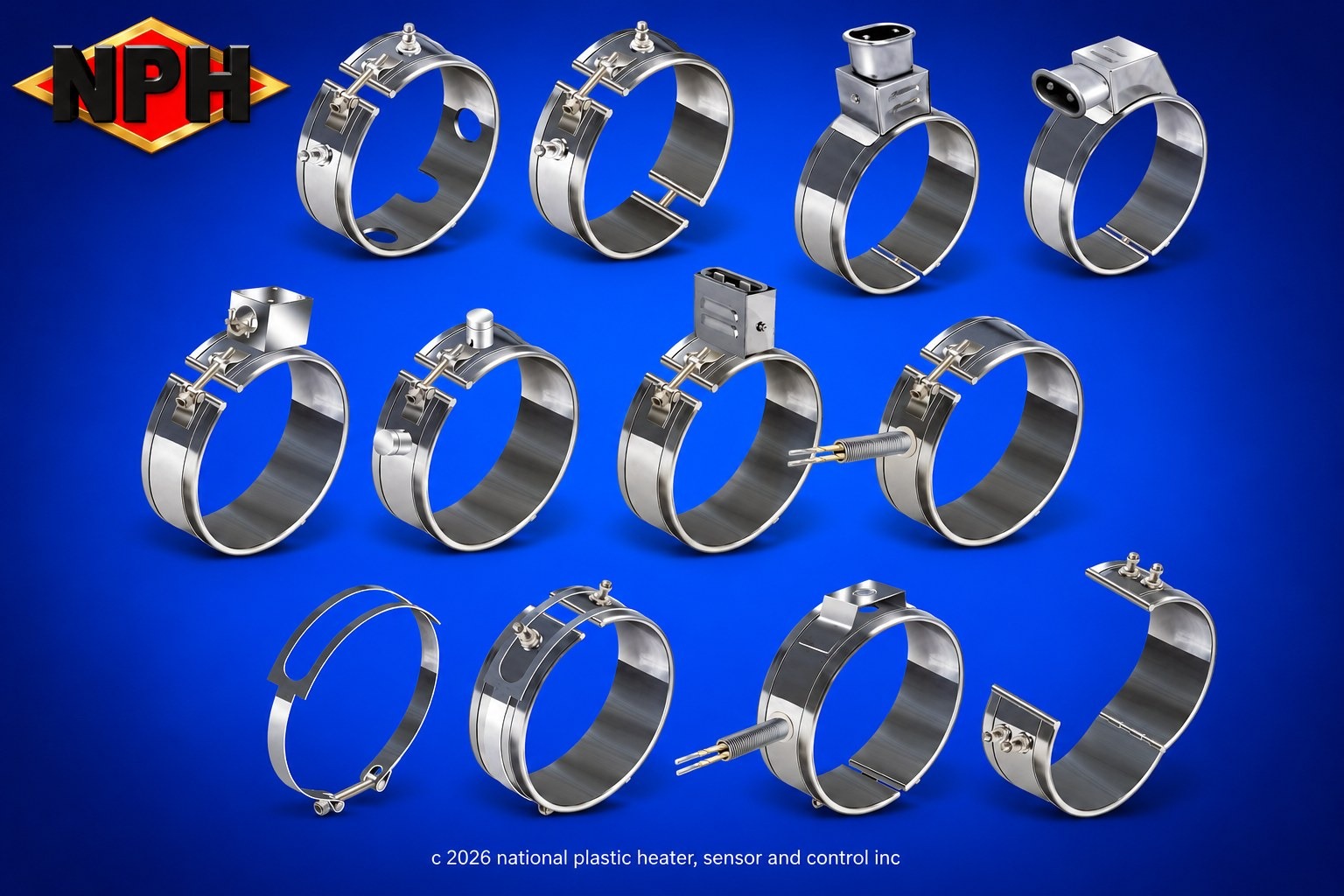 Mica Band Heaters Styles and Lead Exits